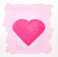 painted heart N6