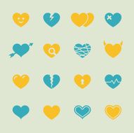 Heart Icons - Color Series