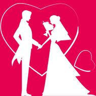 Marriage in silhouette N2