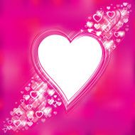 Valentine&#039;s heart background N2