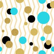Classic dotted seamless gold glitter pattern N8