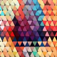 Abstract colorful geometric background N71