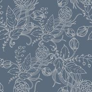 floral seamless pattern N716
