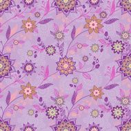 Bright spring seamless pattern with flowers N5