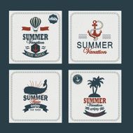 Summer cards set