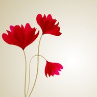 Flower vector background N2