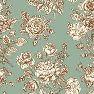 Seamless pattern wit roses N13