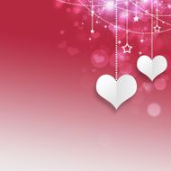 Abstract Valentine Hearts
