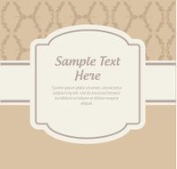 Invitation vector card N4