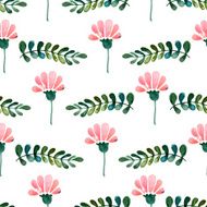 Watercolor seamless pattern N86
