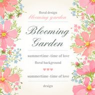 Background with flowers N52