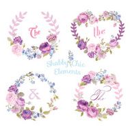 Flower Banners and Tags - for your design scrapbook N13