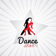 Dancing couple logo