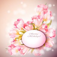 Tulips flowers background N3