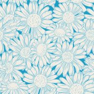 Seamless Daisy Pattern N4