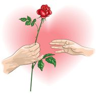 Hand with rose N2