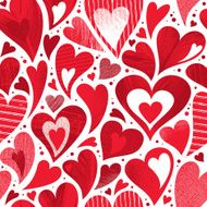 Seamless hearts wallpaper background