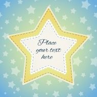 Background with stitched stars N2