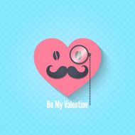 valentines day character eyeglasses background