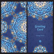 Vintage ornate cards in Eastern style N32