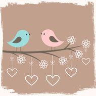 Couple of cute birds N2