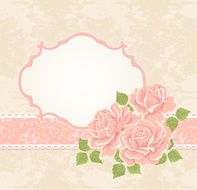 floral background with roses N9