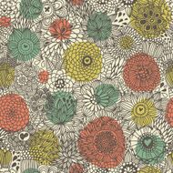 Floral carpet