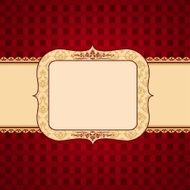 Vintage background with lace ornaments Vector