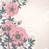 Floral background N1018