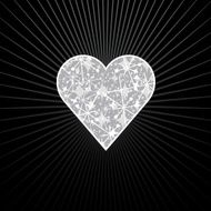 Diamond encrusted love