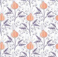 Seamless Floral Pattern N1523