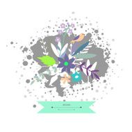 Beautiful romantic card Hand drawn vector illustration N13
