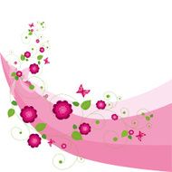 Pink flower background N5