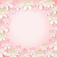 pink background with many flowers N2