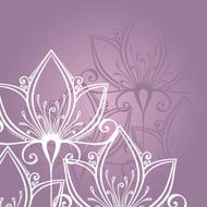 Colored Floral Layout N25