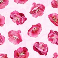 Spring blossom seamless background