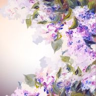 Lilac flowers background N7