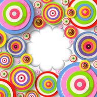 abstract flowers 3d backgrounds traced from original artwork acrylic paint N15