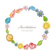 Flower Watercolor Card N16