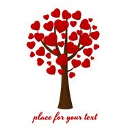 festive tree with hearts N2