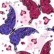 Seamless valentine pattern N7