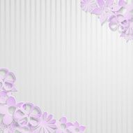 Background with paper flowers N12