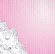 Background with paper flowers N13