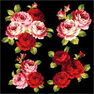 decoration of rose N46