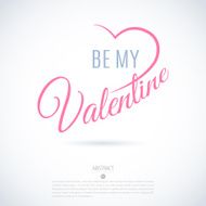 Valentine&#039;s Day vector poster N187
