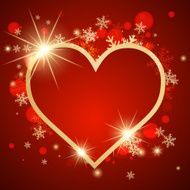 Nice abstract background with hearts