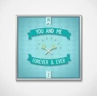 Love phrase with symbol attitude N2