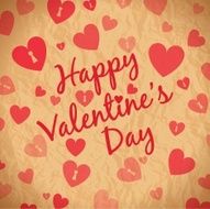 Happy Valentine&#039;s Day Vector illustration