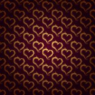 Golden Hearts Pattern N2