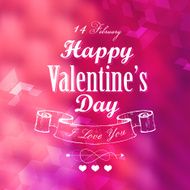 Happy Valentines Typography Background N8